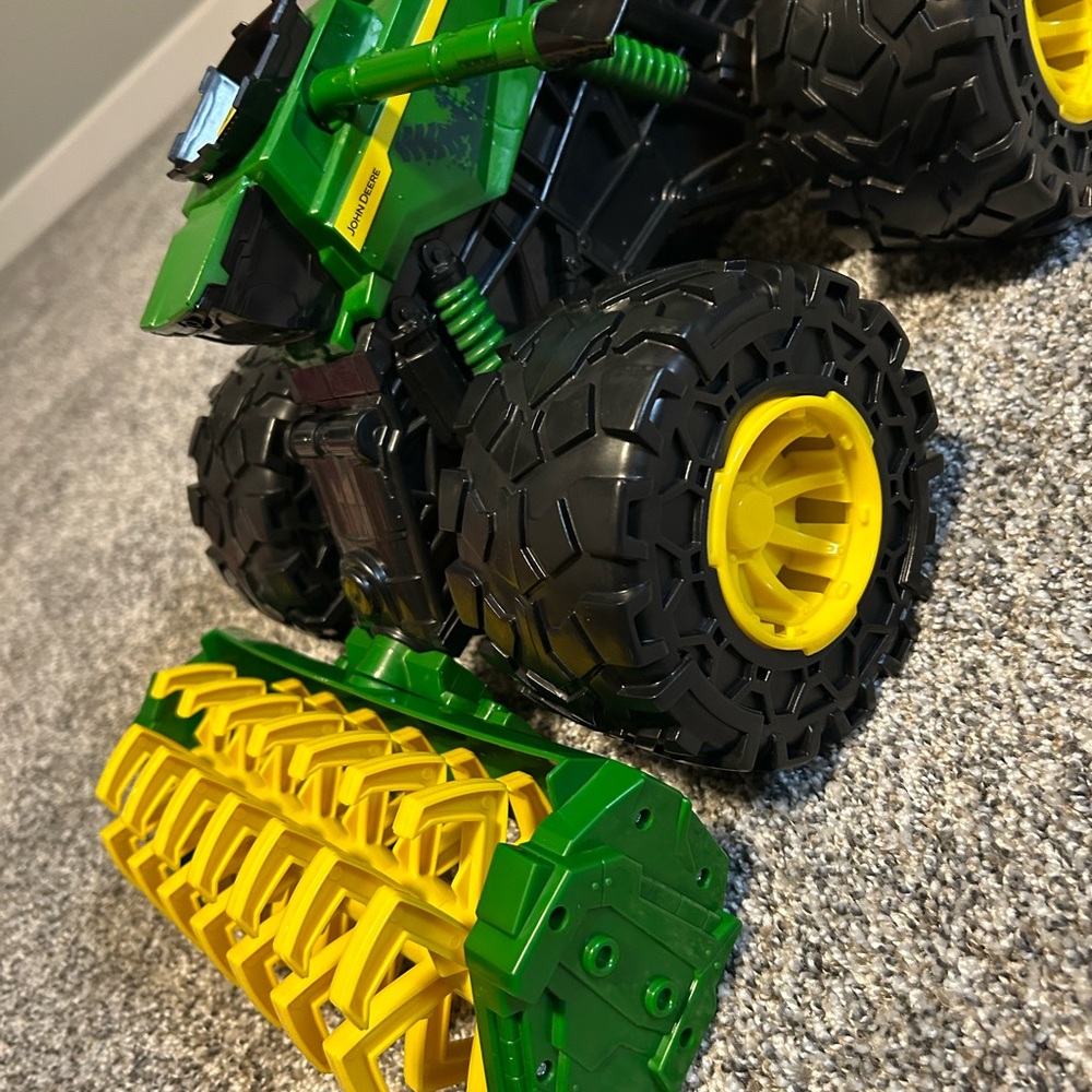 John Deere Green and Yellow Monster Vehicle